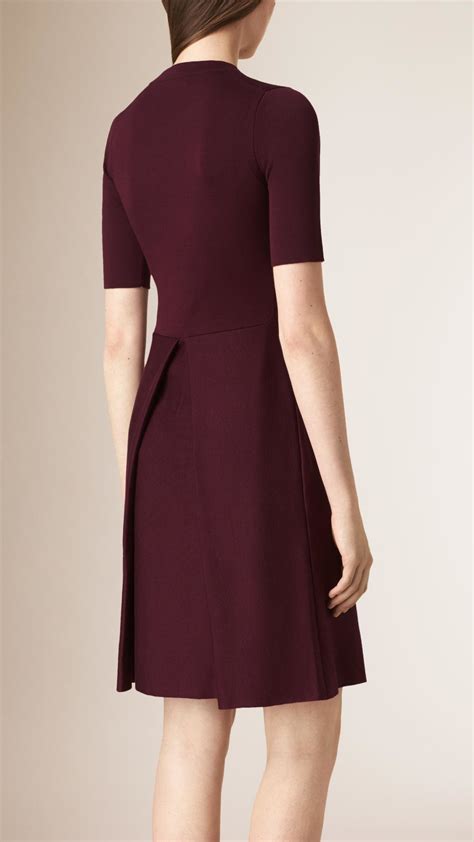 burberry purple dress